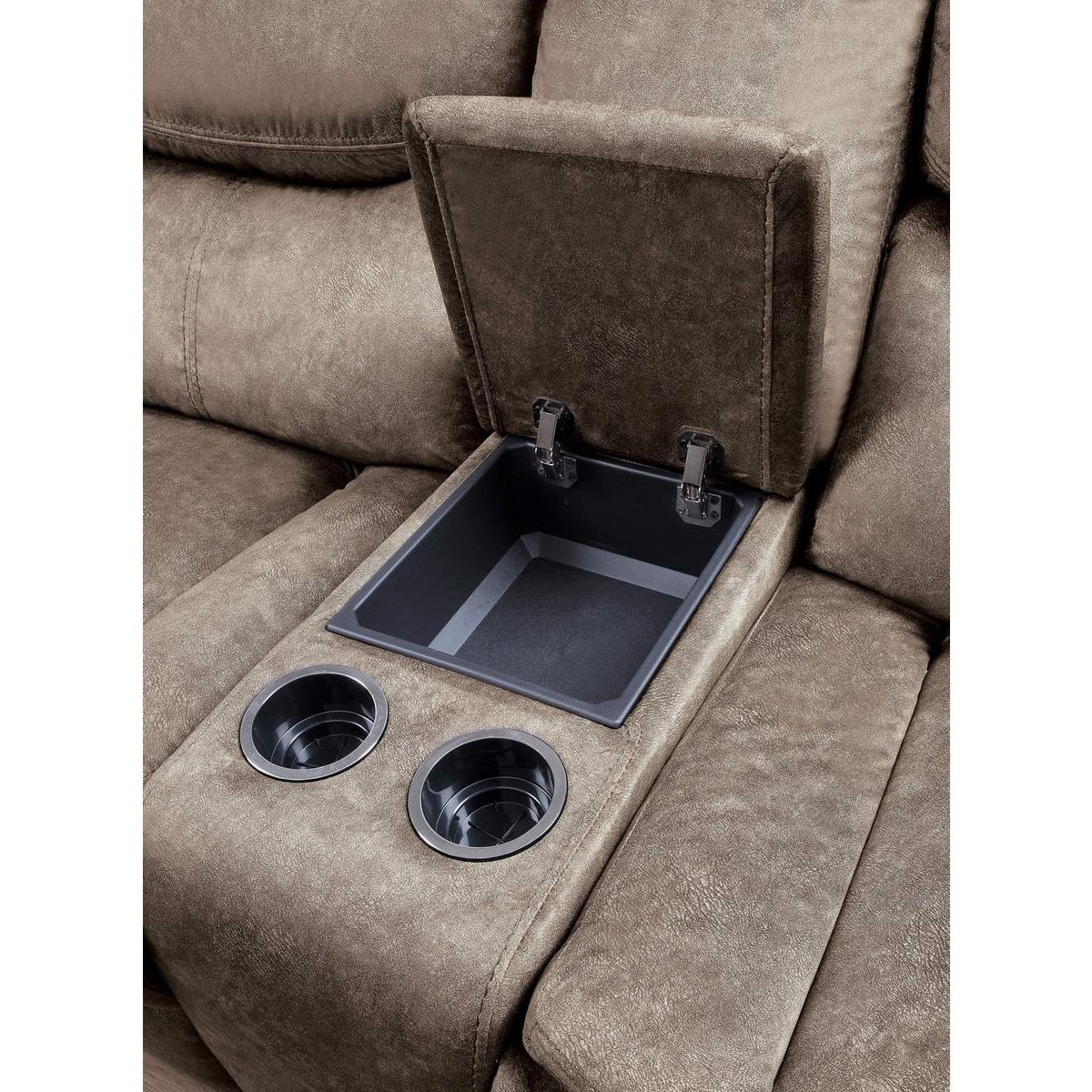 8230FBR-2 Bastrop Double Glider Reclining Love Seat with Center Console