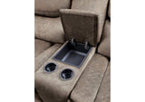 8230FBR-2 Bastrop Double Glider Reclining Love Seat with Center Console
