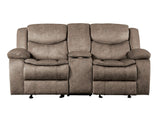8230FBR-2 Bastrop Double Glider Reclining Love Seat with Center Console
