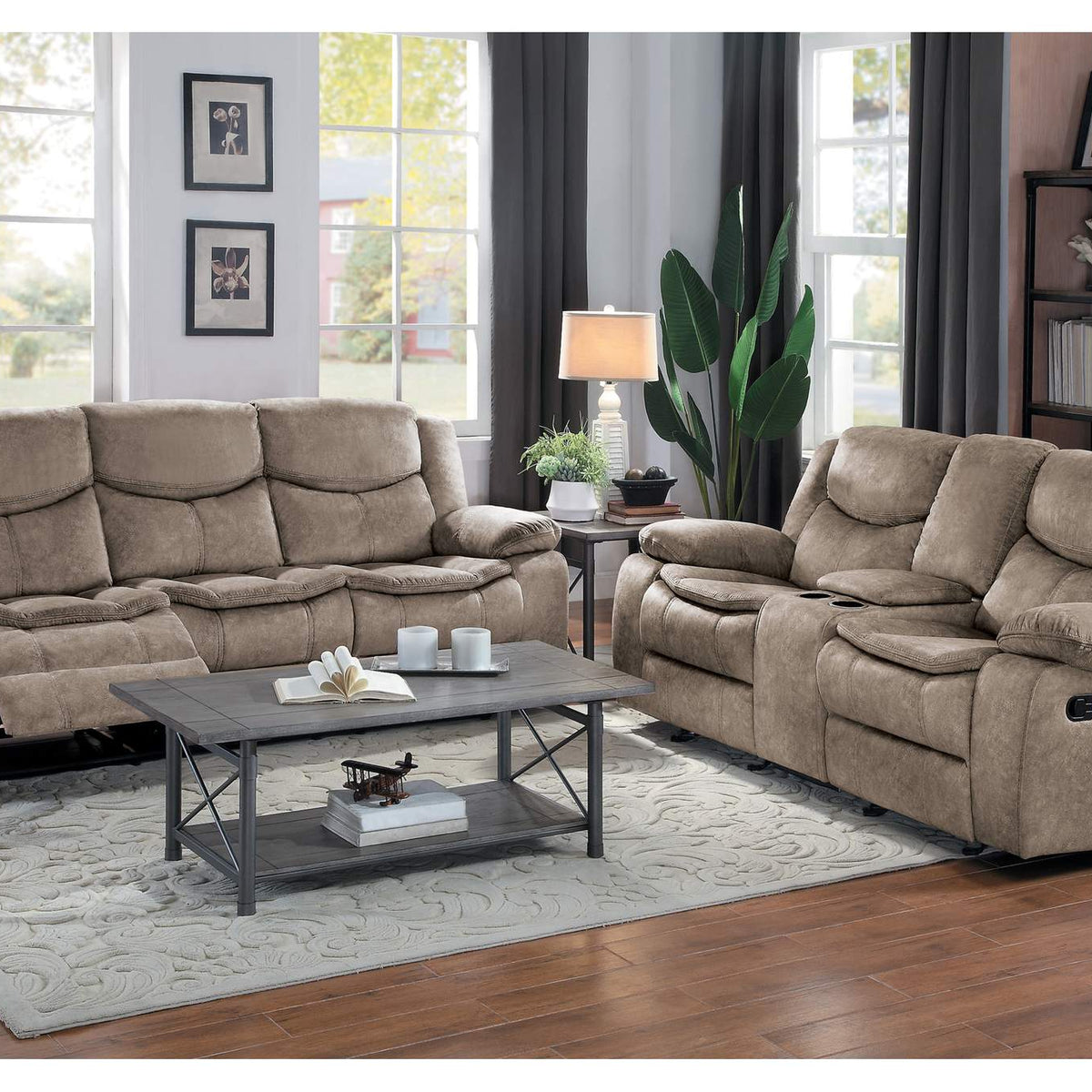 8230FBR-3 Bastrop Double Reclining Sofa