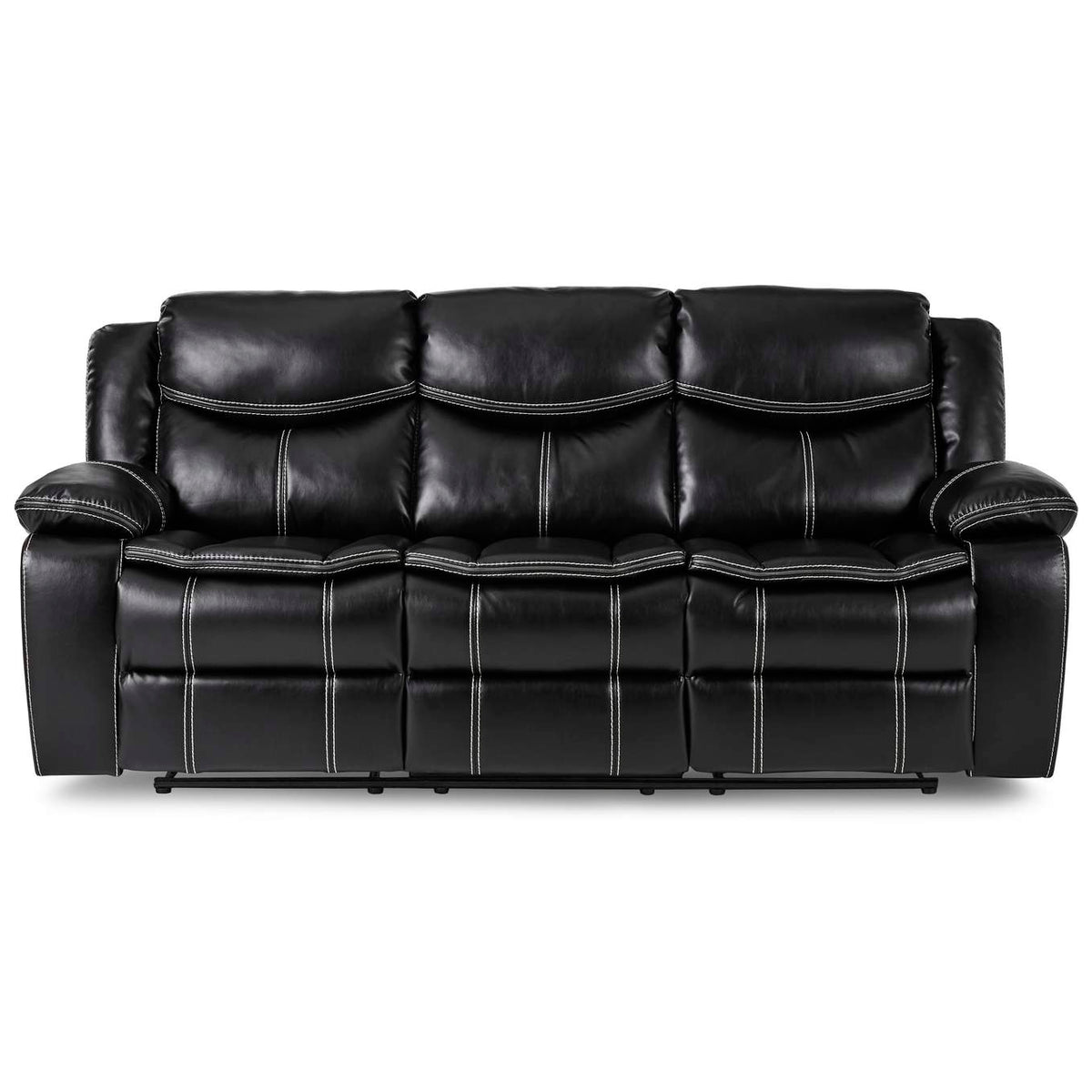 8230BLK-3 Bastrop Double Reclining Sofa