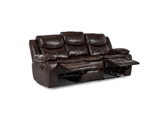 8230BRW-3 Bastrop Double Reclining Sofa