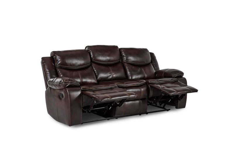 8230BRW-3 Bastrop Double Reclining Sofa