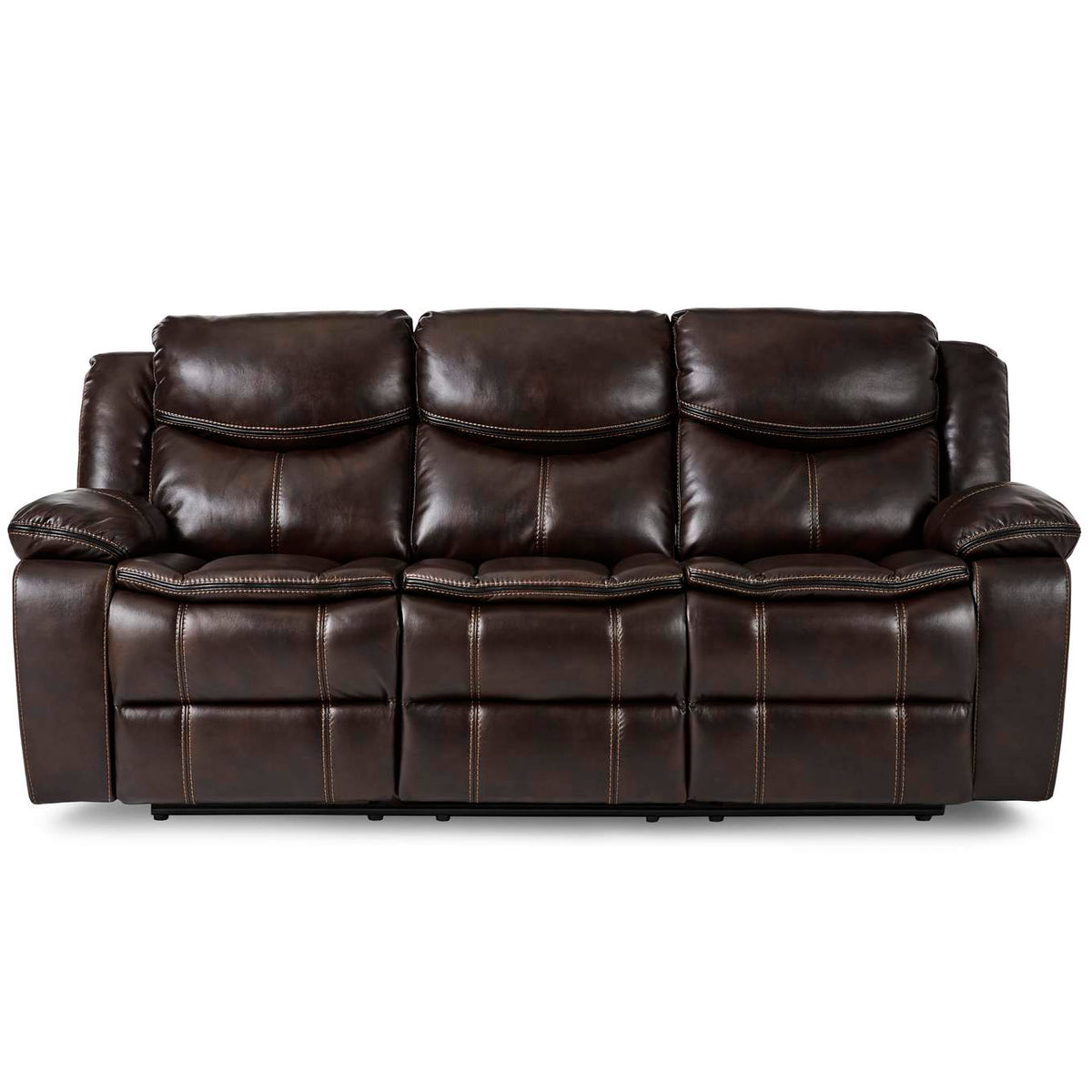 8230BRW-3 Bastrop Double Reclining Sofa