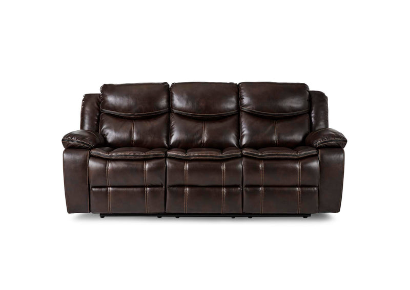 8230BRW-3 Bastrop Double Reclining Sofa