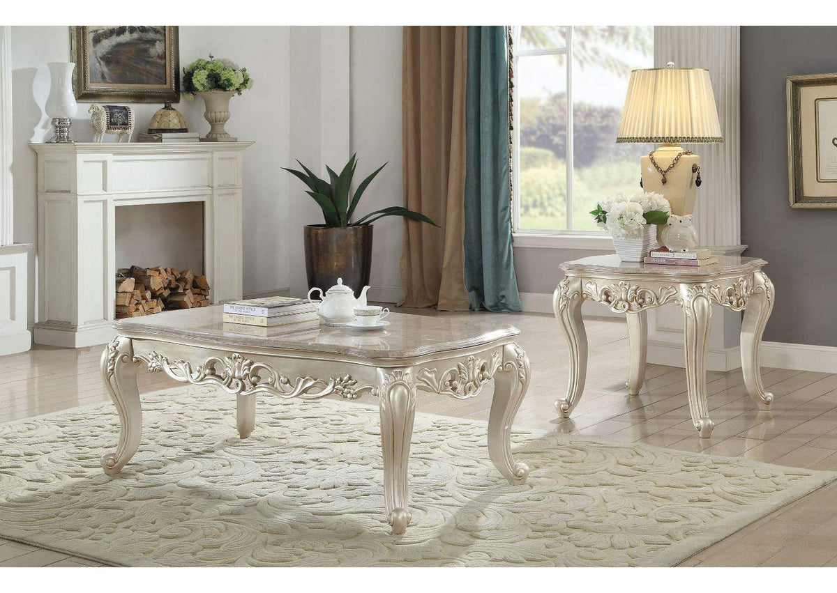 82440 Gorsedd Coffee Table with Marble Top