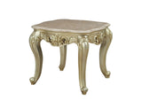 82442 Gorsedd End Table with Marble Top
