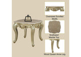 82442 Gorsedd End Table with Marble Top