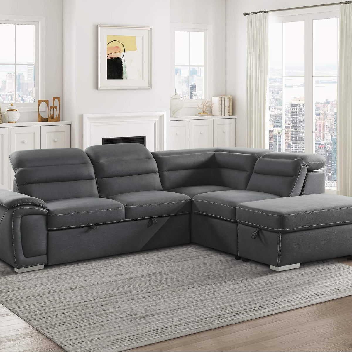 8277NGY-4 Storage Ottoman