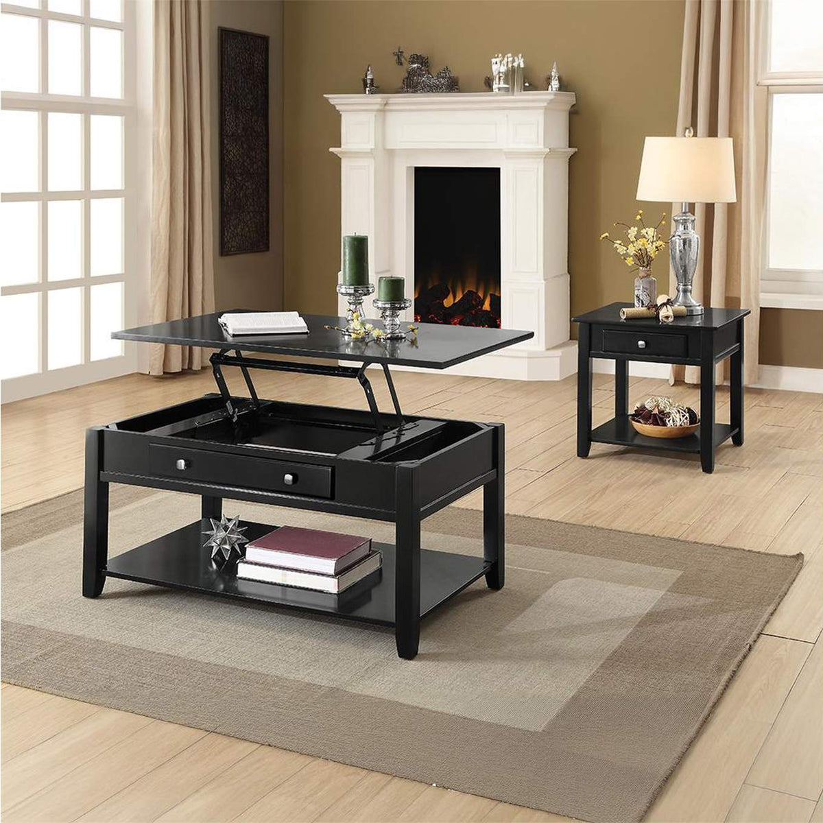 82950 Malachi Coffee Table with Lift Top