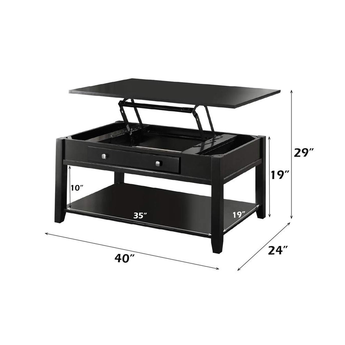 82950 Malachi Coffee Table with Lift Top