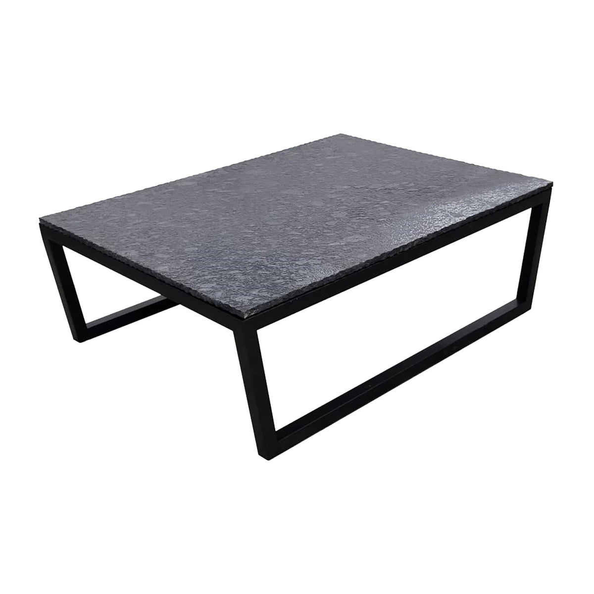 50" Collier Marble Top Coffee Table 2 Boxes - Black