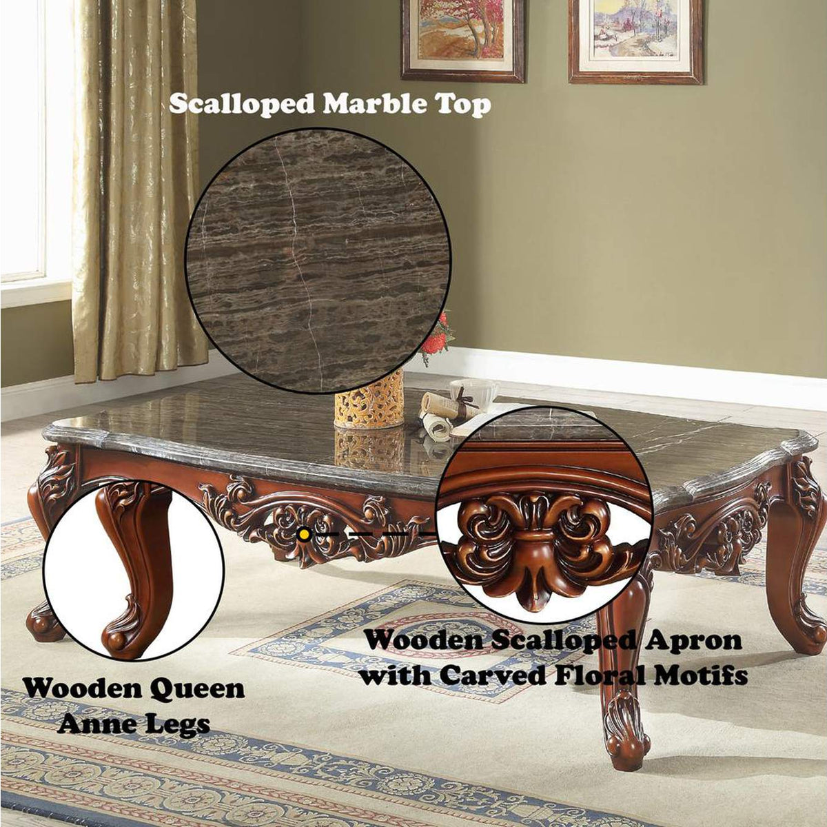 83065 Eustoma Coffee Table