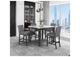 D4052BT+4_BS D4052 BAR TABLE AND 4 BAR STOOLS