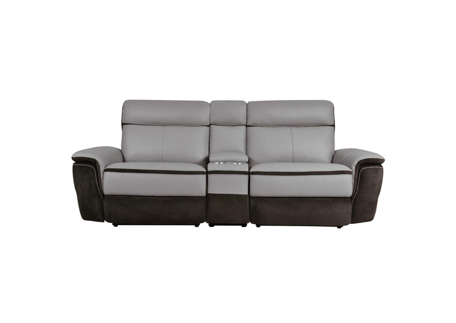 8318-2CNPWKIT Laertes Power Double Reclining Love Seat with Center Console