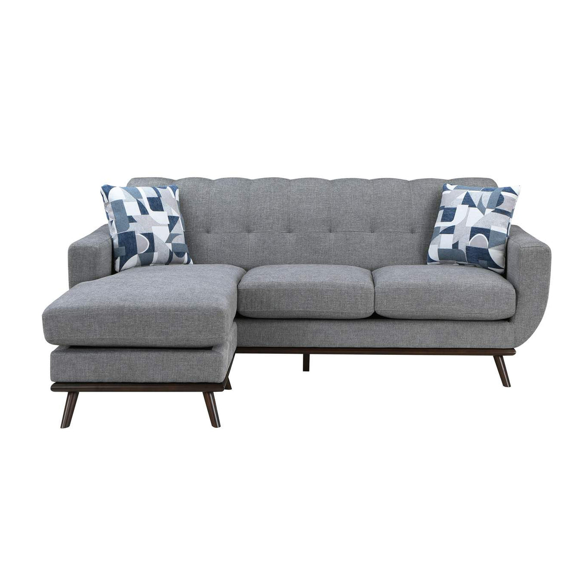 8341GY-3SCRV Everton Reversible Sofa Chaise