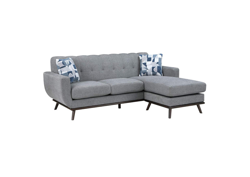 8341GY-3SCRV Everton Reversible Sofa Chaise