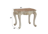 83542 Chantelle End Table with Marble Top