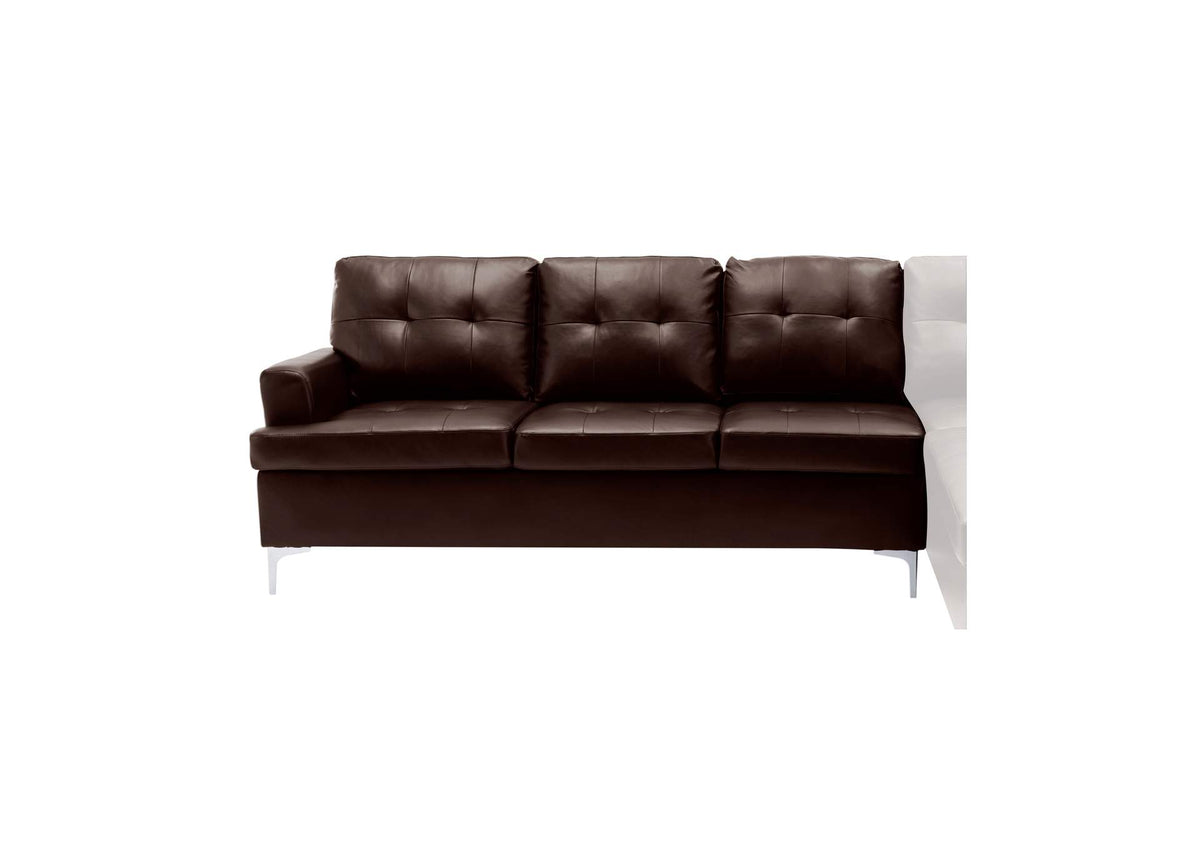 8378BRW-L Left Side 3-Seater