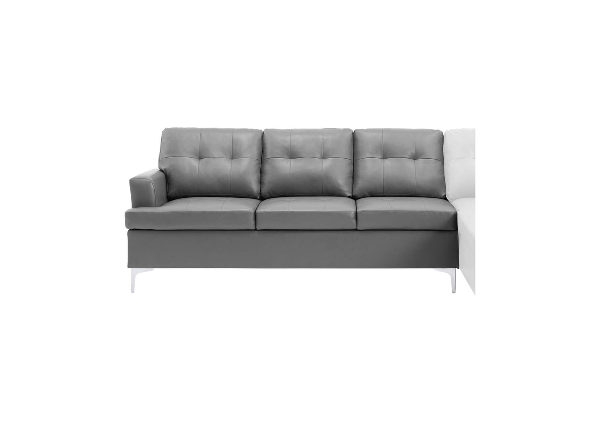8378GRY-L Left Side 3-Seater