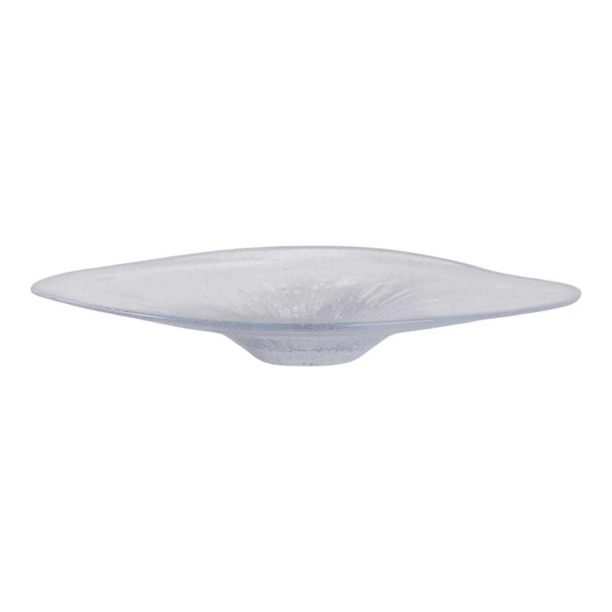 Wasilla Clear Glass Bowl - Clear / Frost