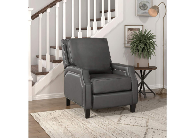 8504GRY-1 Berenson Push Back Reclining Chair