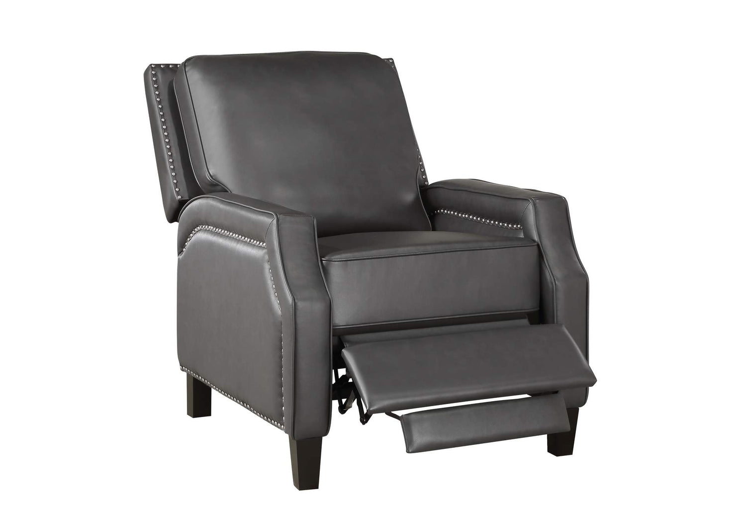 8504GRY-1 Berenson Push Back Reclining Chair