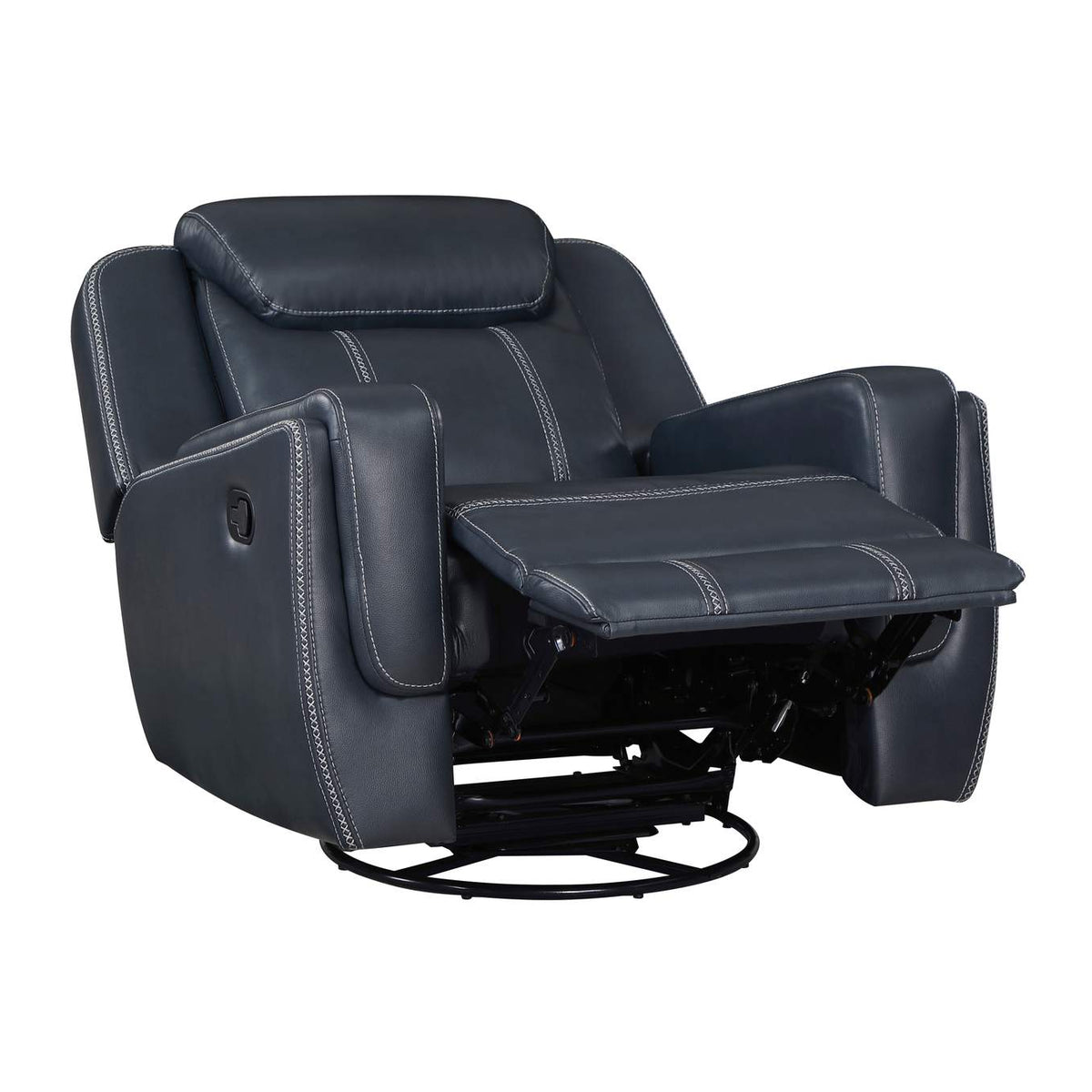 8516BU-1 Littleton Swivel Glider Reclining Chair