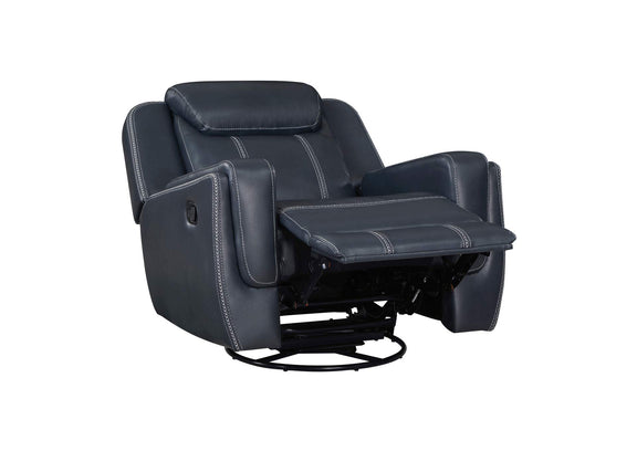 8516BU-1 Littleton Swivel Glider Reclining Chair