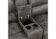 8517GRY-2 Proctor Double Reclining Love Seat with Center Console