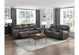 8517GRY-3 Proctor Double Reclining Sofa