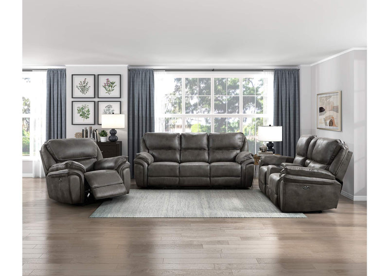 8517GRY-3PW Proctor Power Double Reclining Sofa
