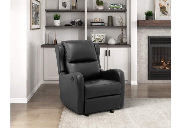 8527BLK-1GD Durant Glider Reclining Chair