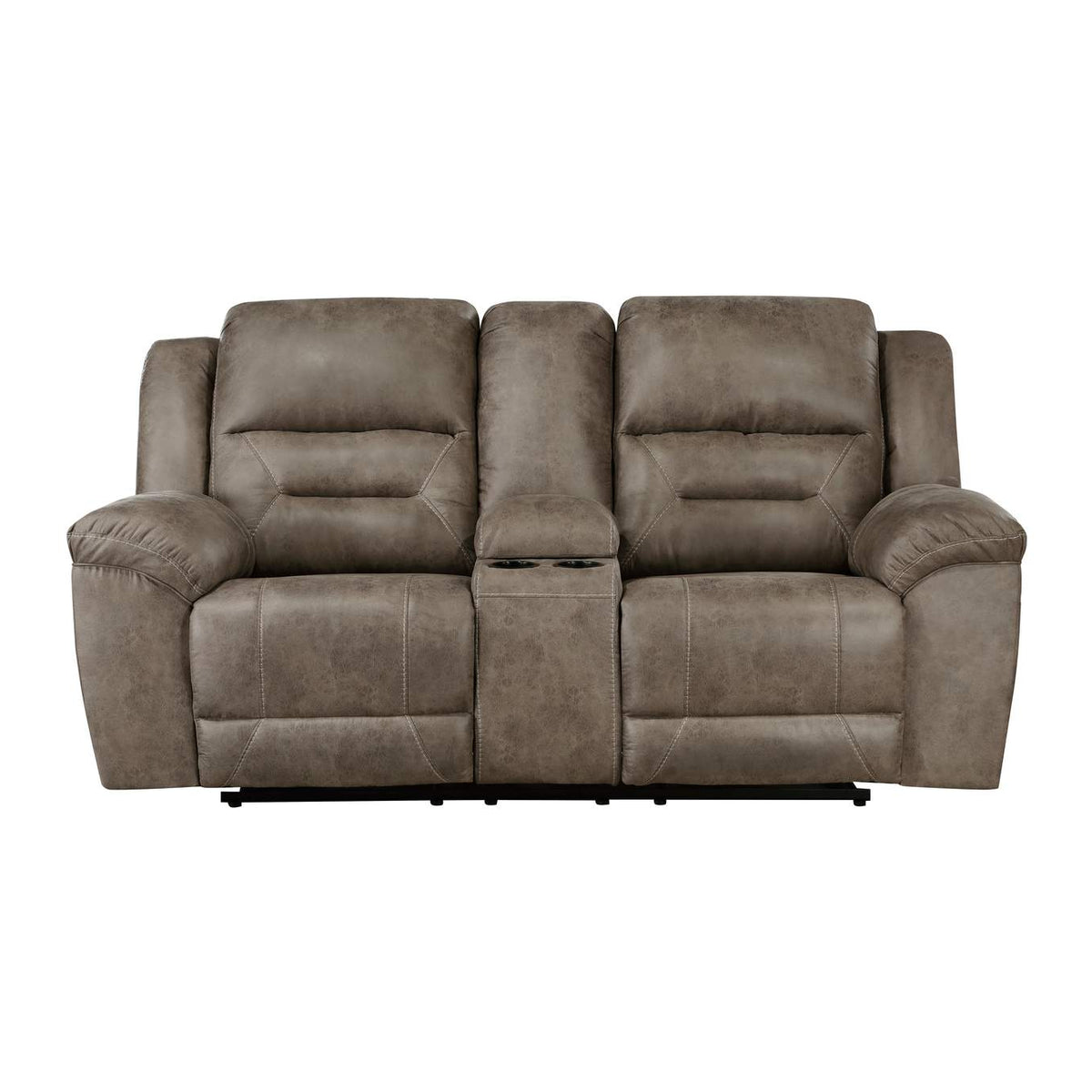 8538BR-2 Hazen Double Reclining Love Seat with Center Console