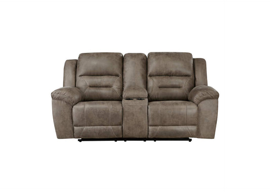 8538BR-2 Hazen Double Reclining Love Seat with Center Console