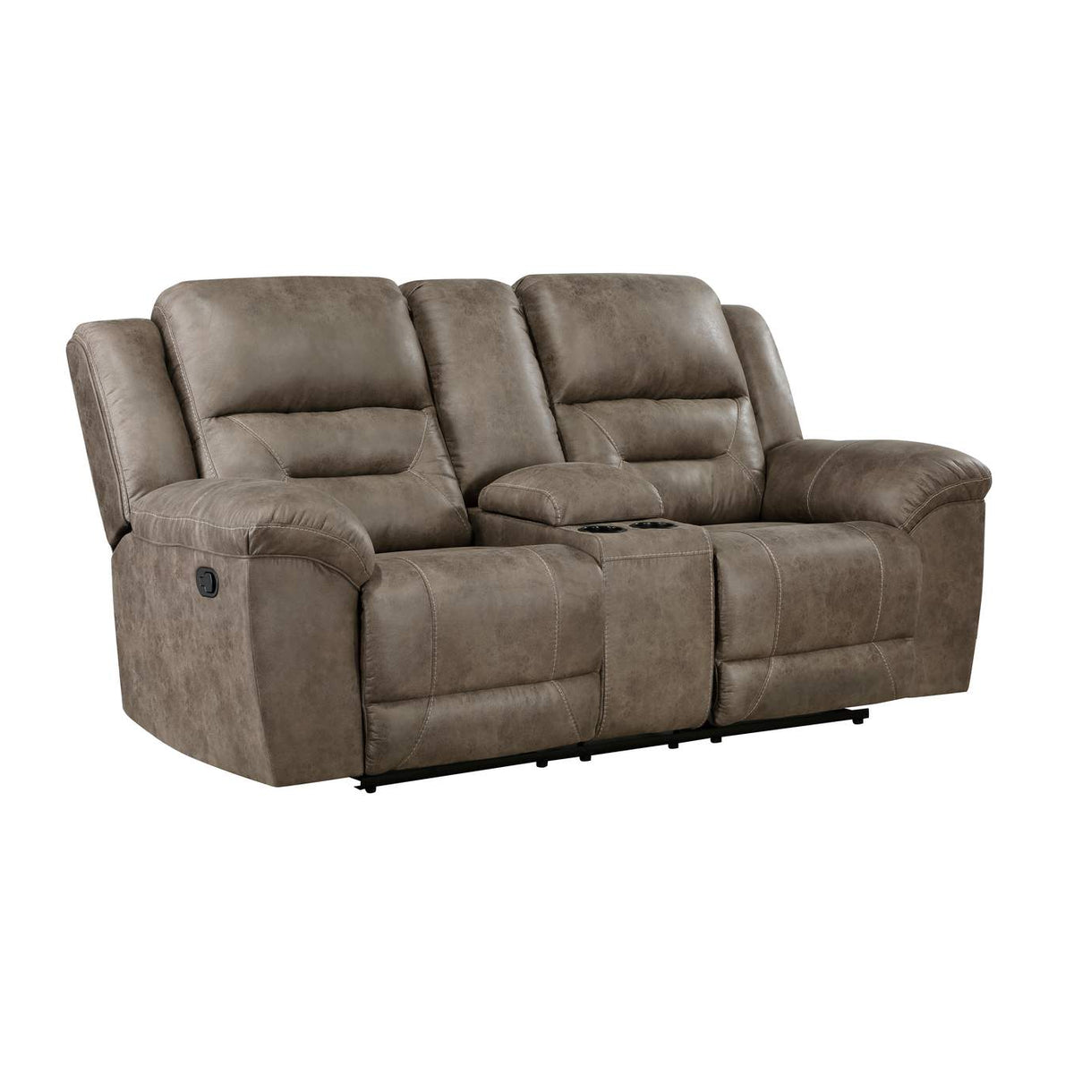 8538BR-2 Hazen Double Reclining Love Seat with Center Console