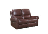 Power Double Reclining Love Seat with Power Headrests