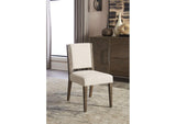 FQBM63B Oakland Upholstered Side Chair In Brunette (Set of 2)