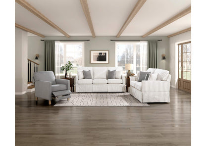 8557GY-1PB Hampstead Push Back Reclining Chair