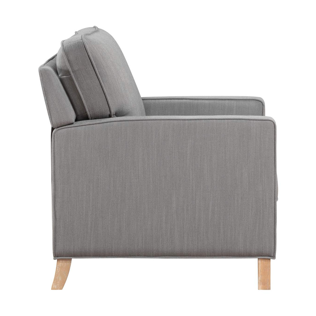 8557GY-1PB Hampstead Push Back Reclining Chair