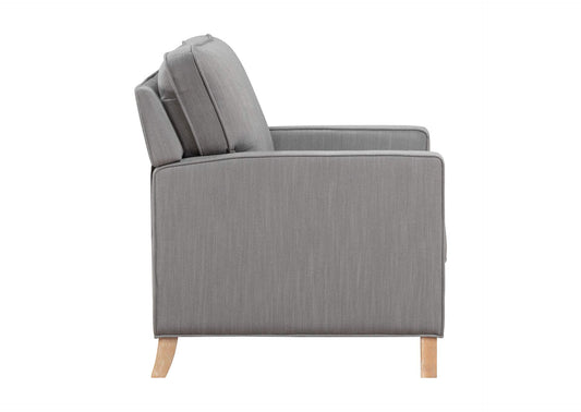8557GY-1PB Hampstead Push Back Reclining Chair