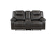8560PM-2 Gainesville Double Reclining Love Seat with Center Console