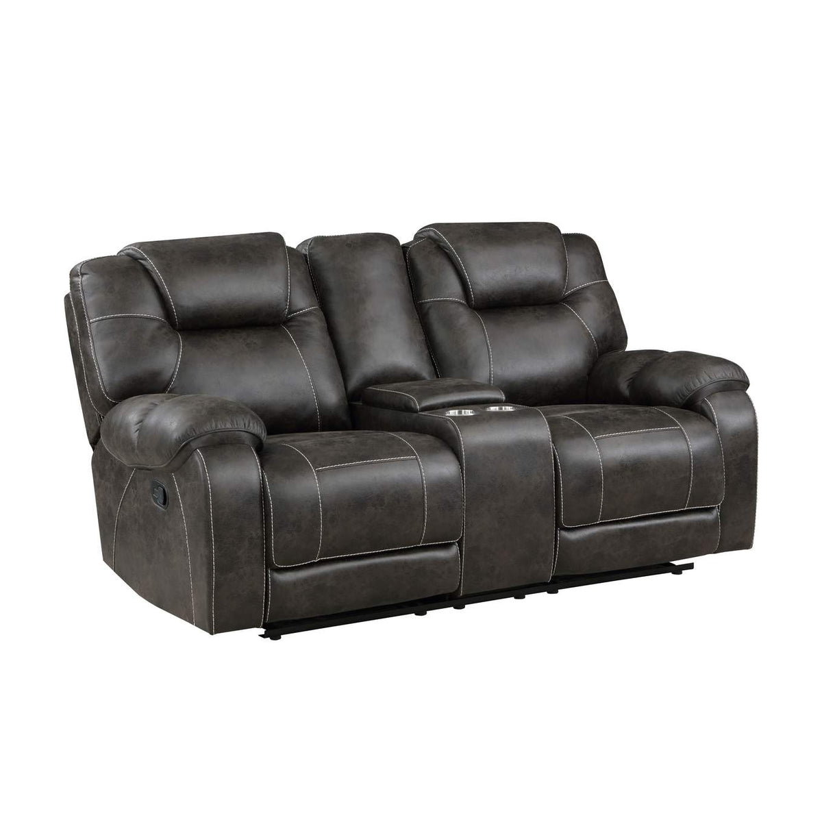 8560PM-2 Gainesville Double Reclining Love Seat with Center Console