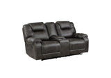 8560PM-2 Gainesville Double Reclining Love Seat with Center Console