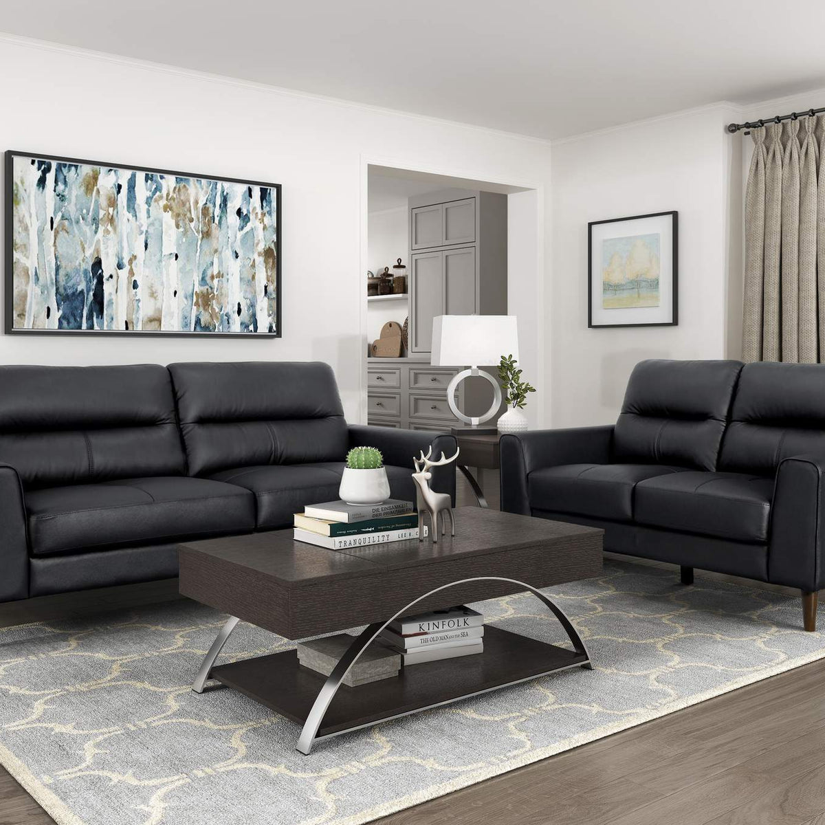 8566BLK-1 Lewes Chair