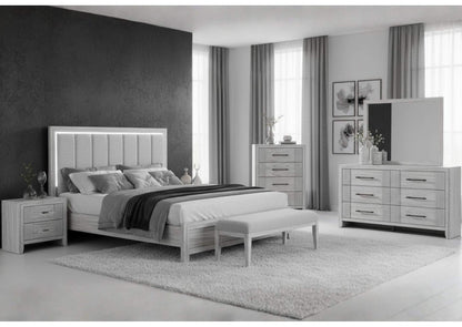 ELSIE-GREY-KBG ELSIE GREY KING BED GROUP