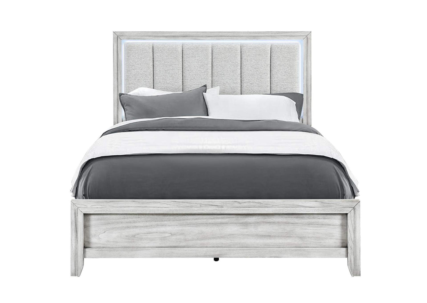 ELSIE-GREY-QB_W_LED ELSIE GREY QUEEN BED WITH LED