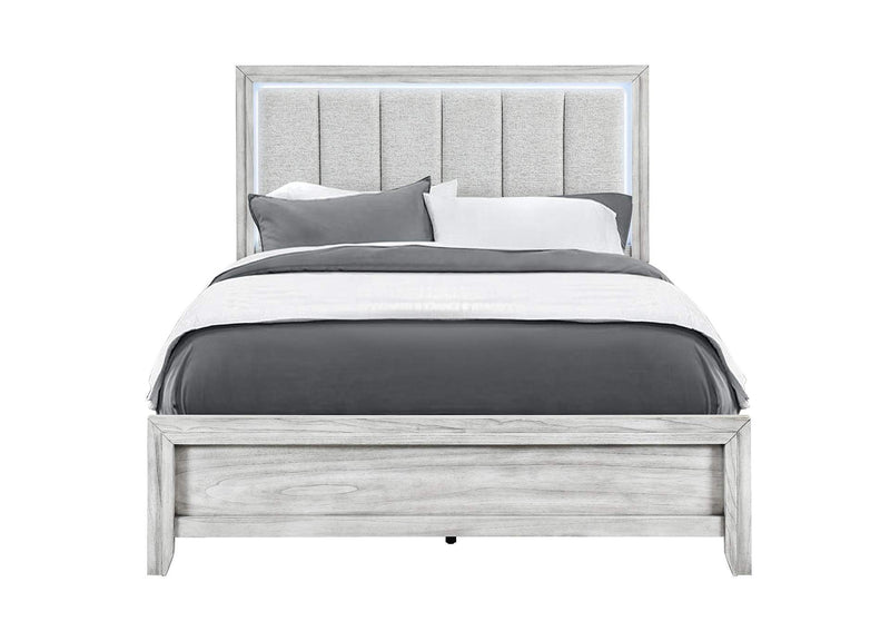 ELSIE-GREY-QB_W_LED ELSIE GREY QUEEN BED WITH LED