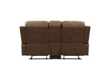 8599BR-2 Glendale Double Glider Reclining Love Seat with Center Console
