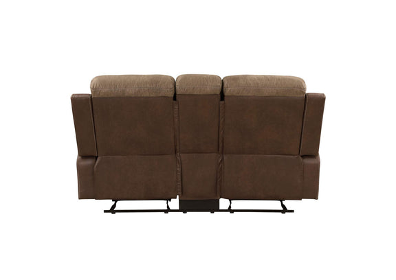 8599BR-2 Glendale Double Glider Reclining Love Seat with Center Console